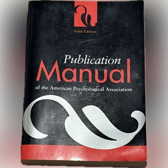 Publication manual of the American psychological Association - Picture 1 of 2